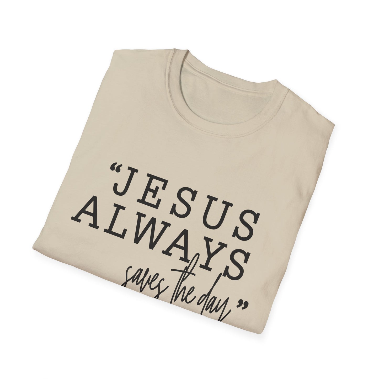 Jesus Saves Unisex Softstyle T-Shirt