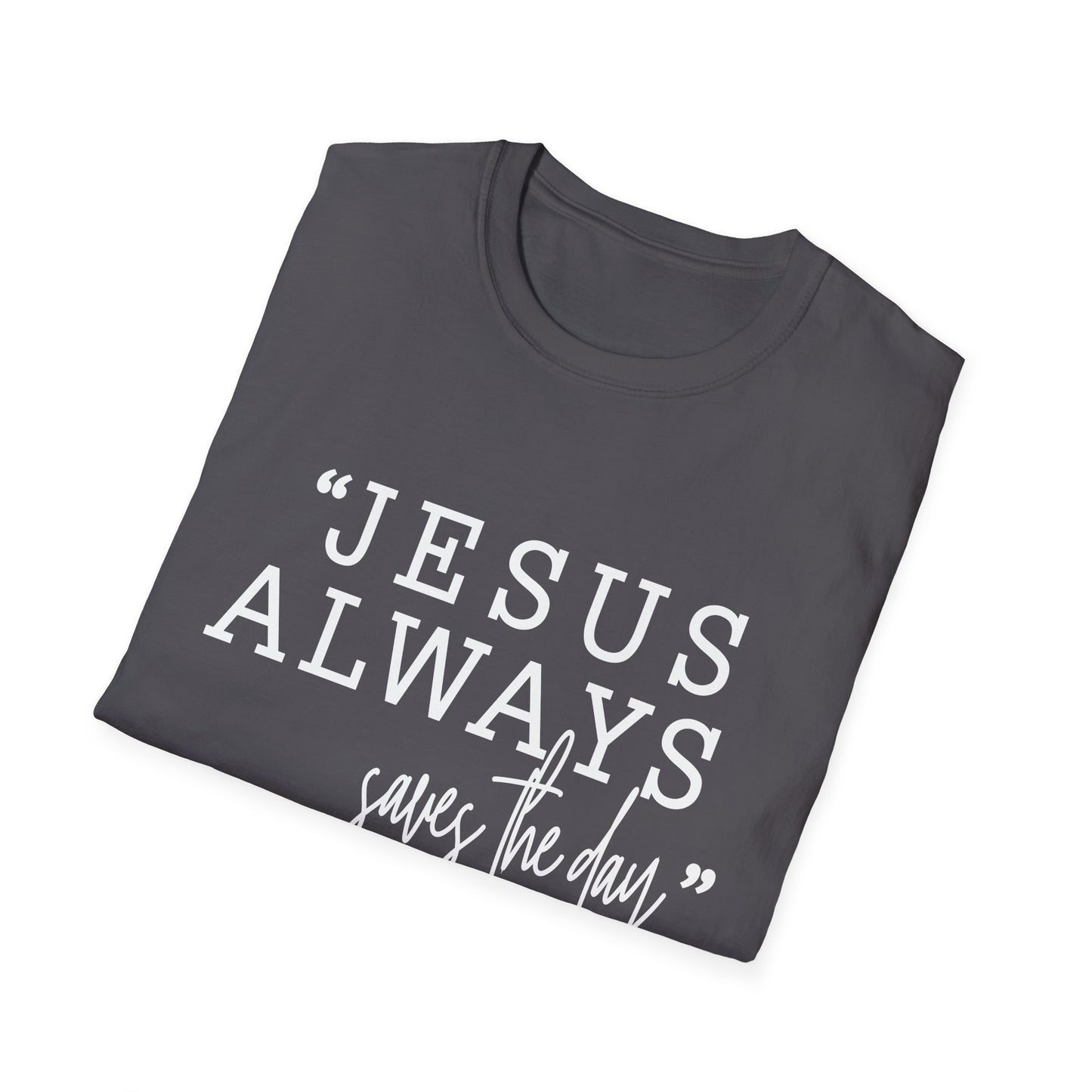 Jesus Saves Unisex Softstyle T-Shirt