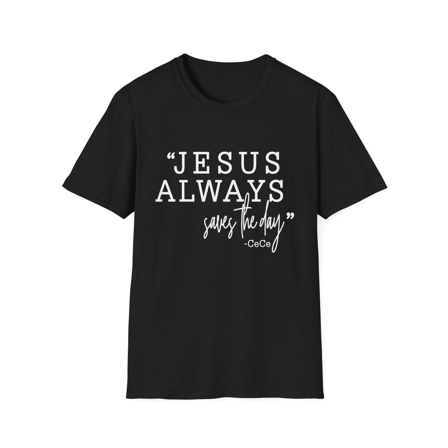 Jesus Saves Unisex Softstyle T-Shirt