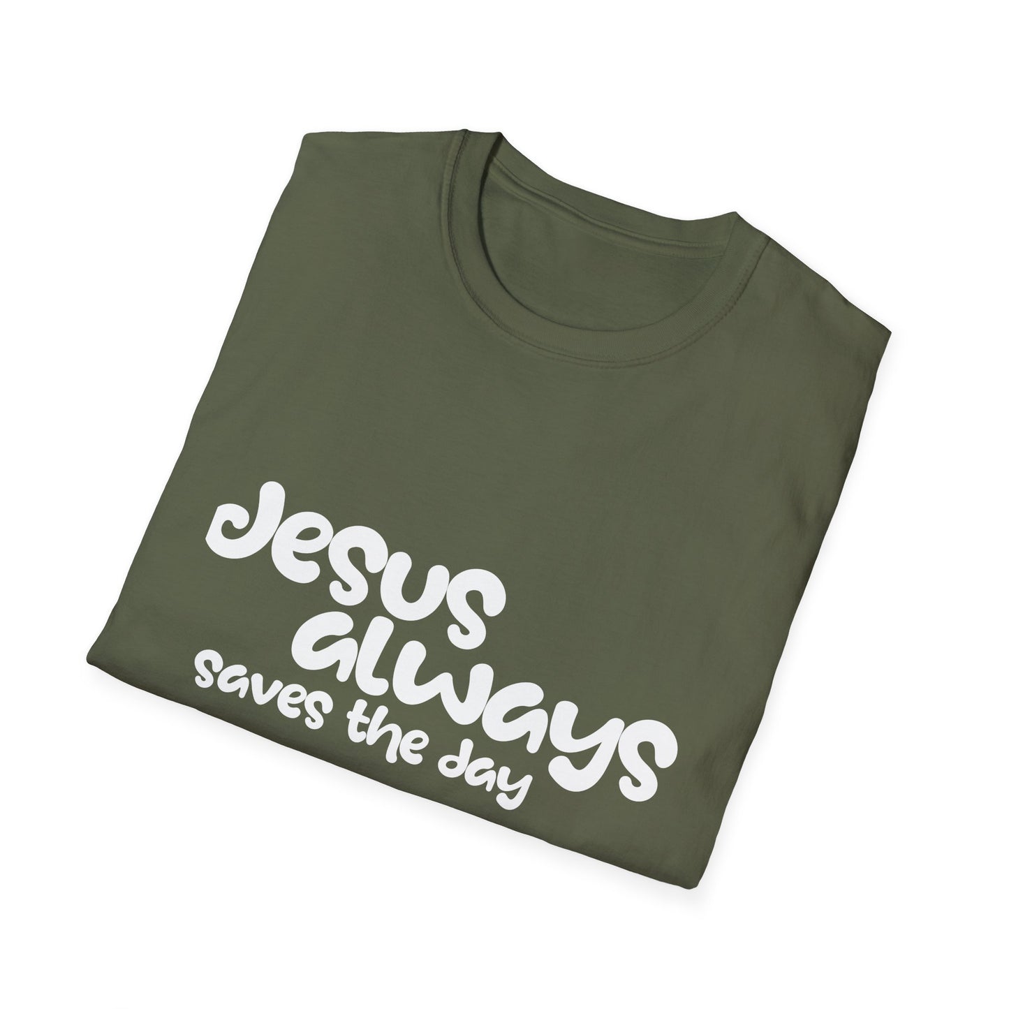 Jesus Saves Unisex Softstyle T-Shirt