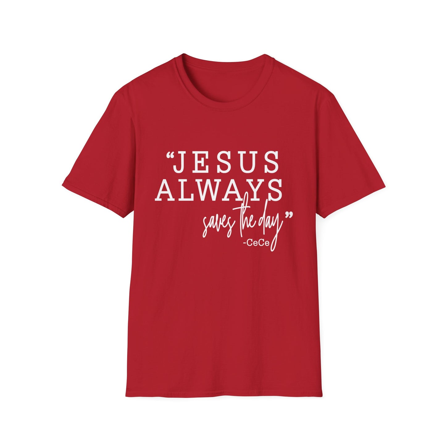 Jesus Saves Unisex Softstyle T-Shirt