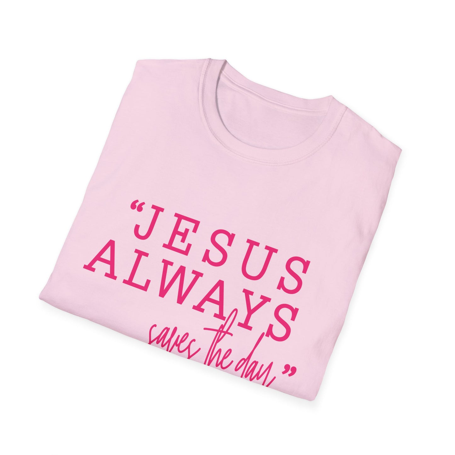 Jesus Saves Unisex Softstyle T-Shirt