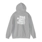 Jesus Always Save the Day-Hoodie printed on back