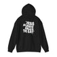 Jesus Always Save the Day-Hoodie printed on back