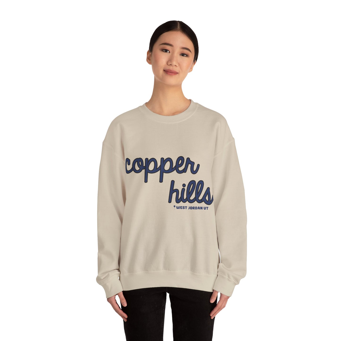 Copper Hills Cursive Crewneck