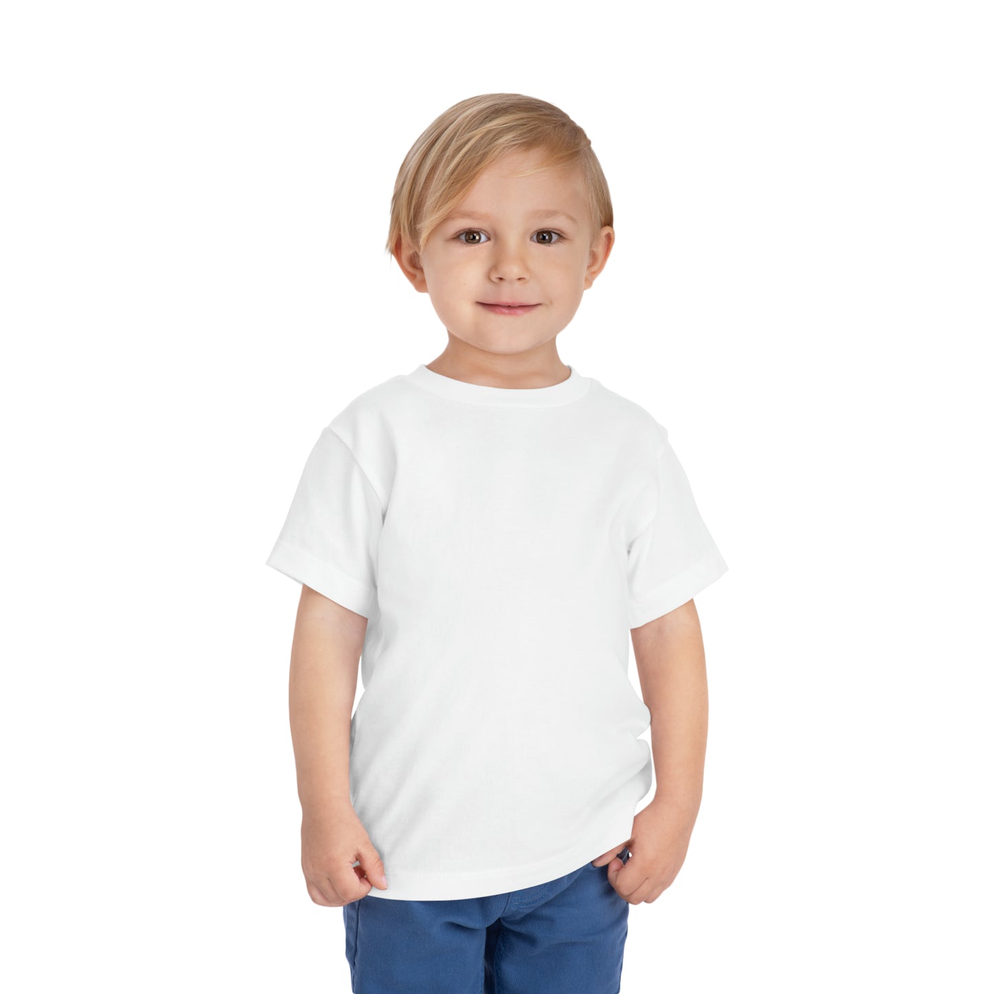 Toddler Short Sleeve Tee Jesus Saves Printed on Back