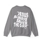 Jesus Always Save the Day-printed on back