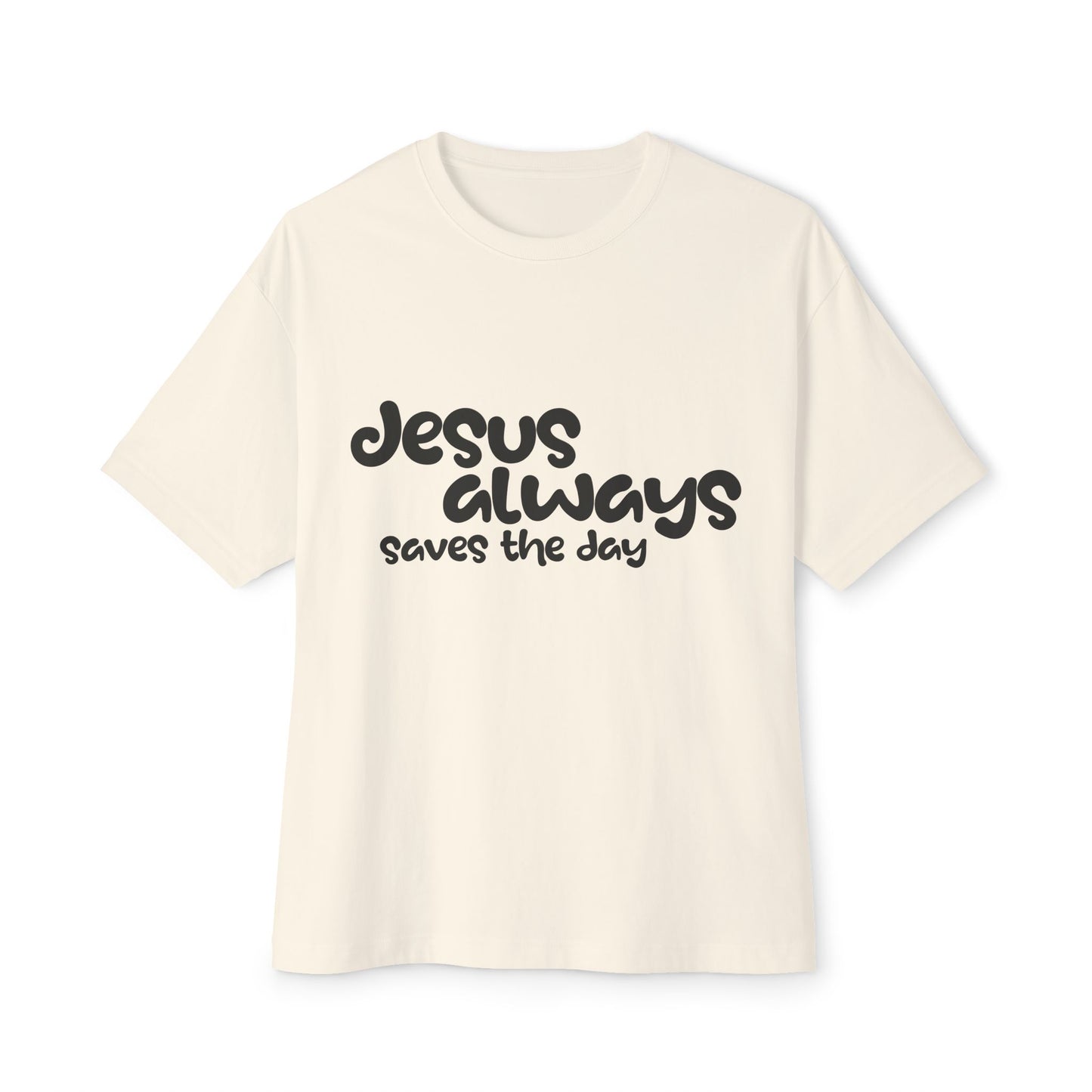 Jesus saves Unisex Oversized Boxy Tee