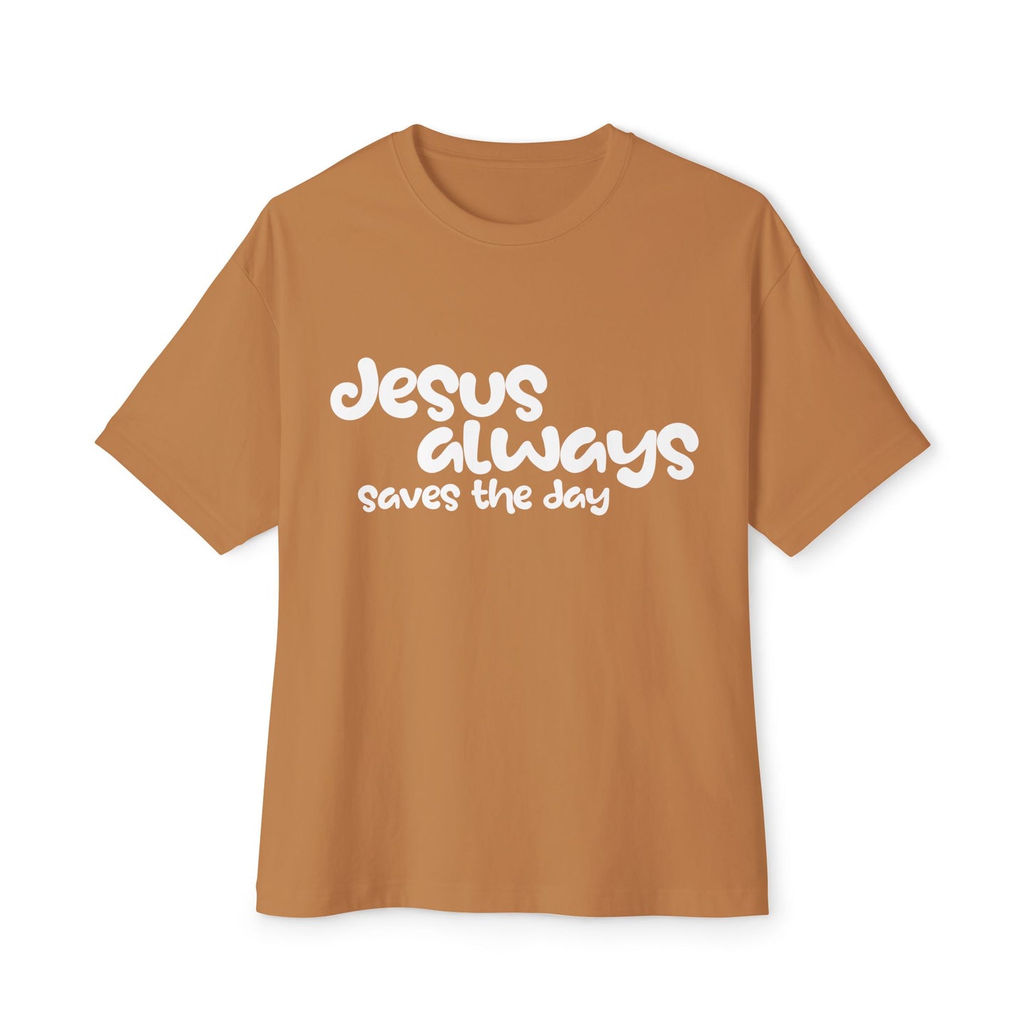 Jesus saves Unisex Oversized Boxy Tee