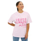 Jesus Saves Unisex Oversized Boxy Tee