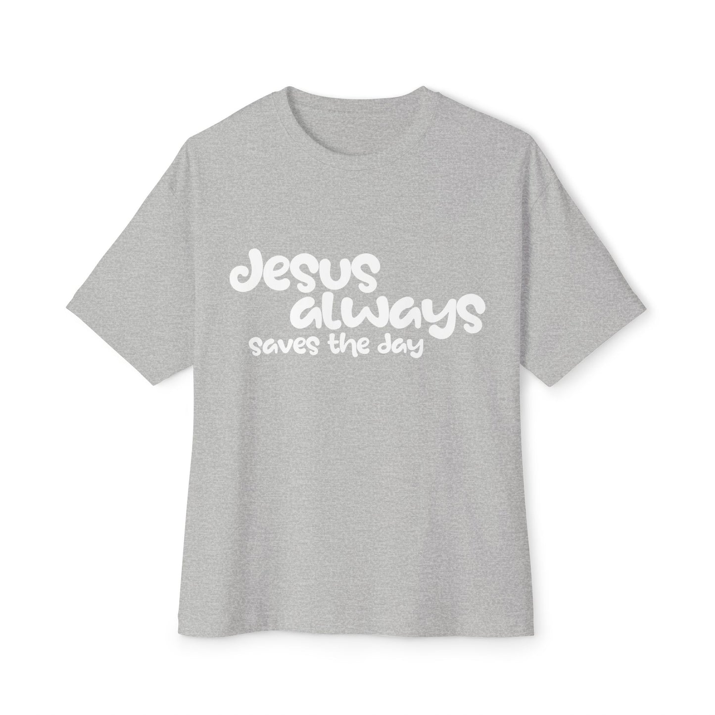 Jesus saves Unisex Oversized Boxy Tee