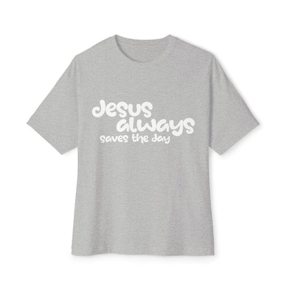 Jesus saves Unisex Oversized Boxy Tee