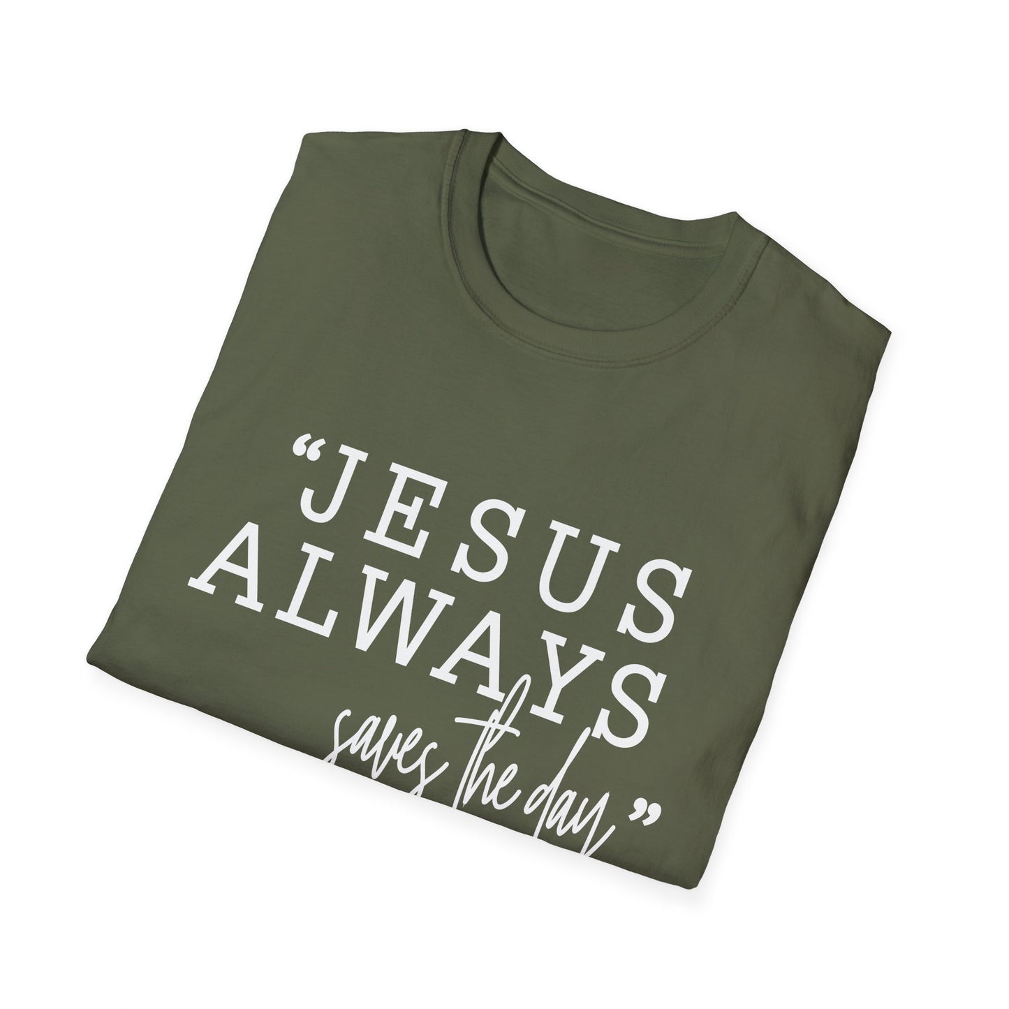 Jesus Saves Unisex Softstyle T-Shirt