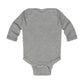 Infant Long Sleeve Bodysuit Jesus Saves Printed on Back