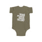 Infant Fine Jersey Bodysuit Jesus Saves Printed on Back