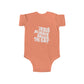 Infant Fine Jersey Bodysuit Jesus Saves Printed on Back