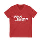 Jesus Jersey Short Sleeve V-Neck Tee