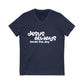 Jesus Jersey Short Sleeve V-Neck Tee