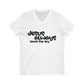 Jesus Jersey Short Sleeve V-Neck Tee