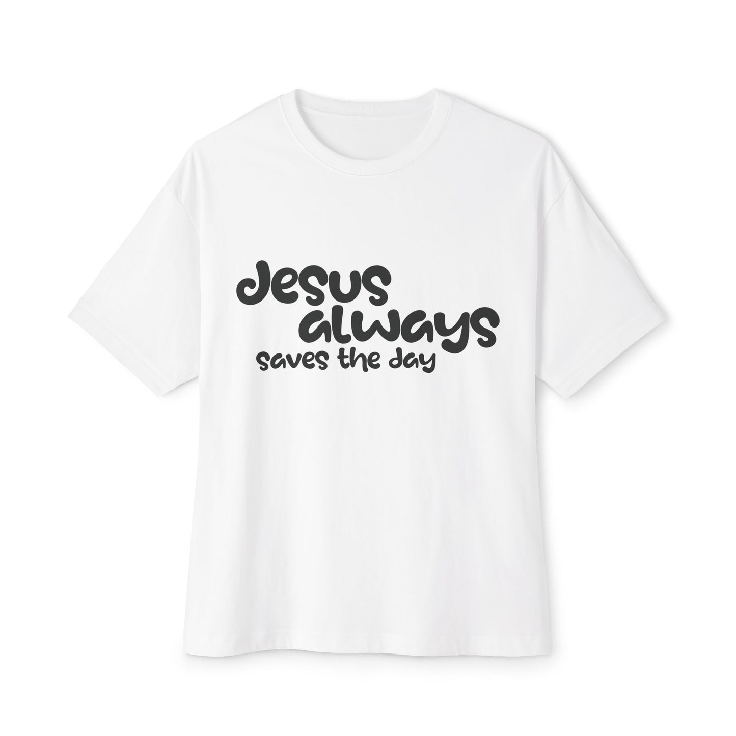 Jesus saves Unisex Oversized Boxy Tee