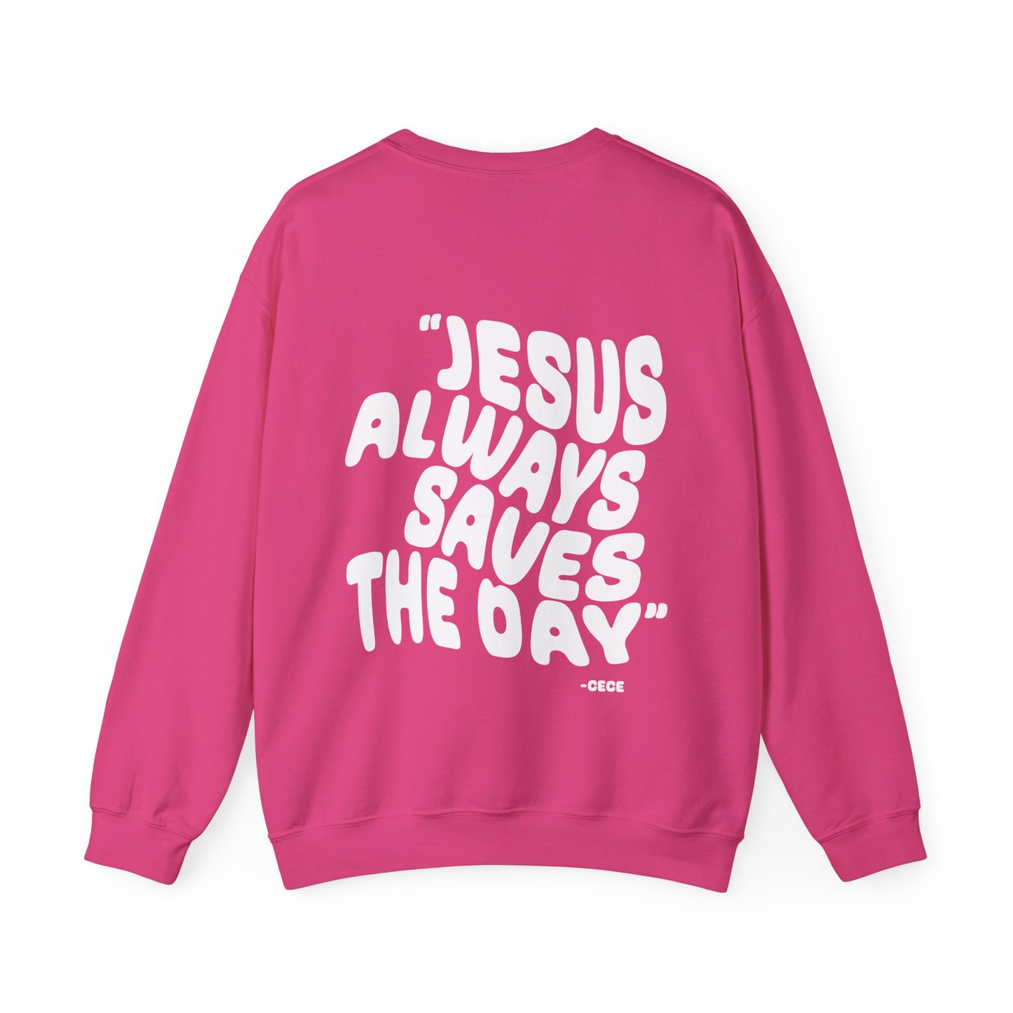 Jesus Saves the Day-Pink