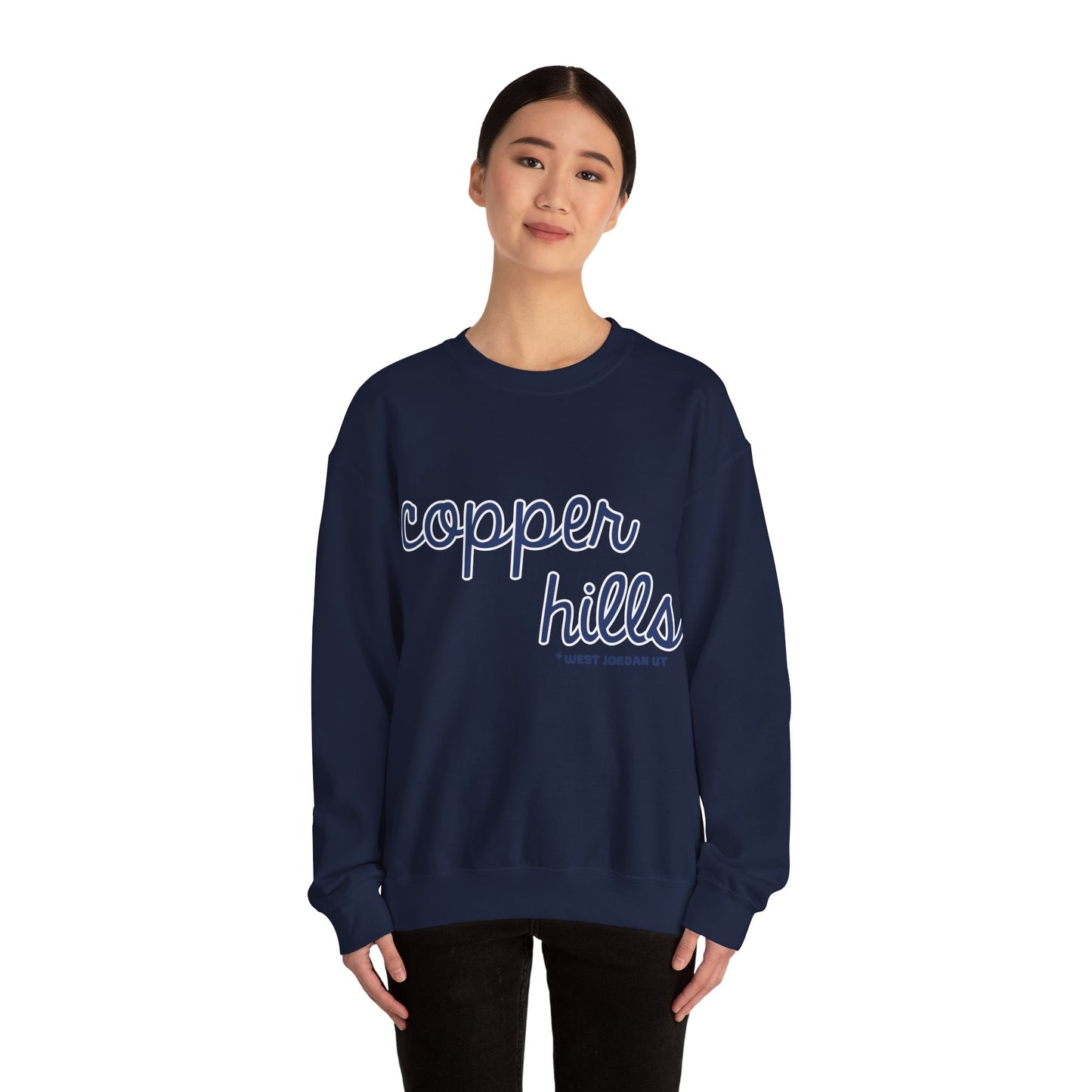 Copper Hills Cursive Crewneck