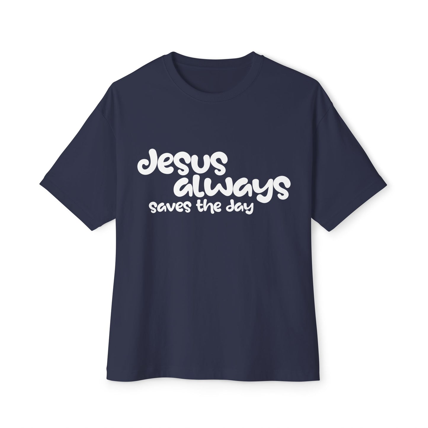 Jesus saves Unisex Oversized Boxy Tee