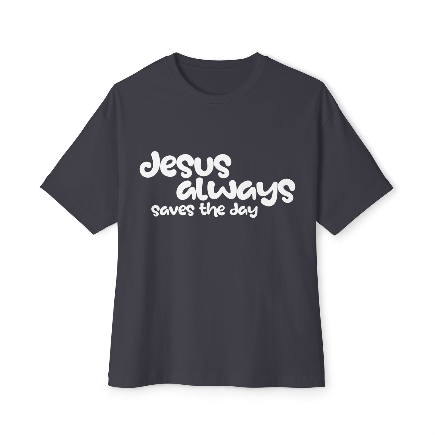 Jesus saves Unisex Oversized Boxy Tee