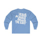 Jesus Saves the Day Long Sleeve Printed on Back