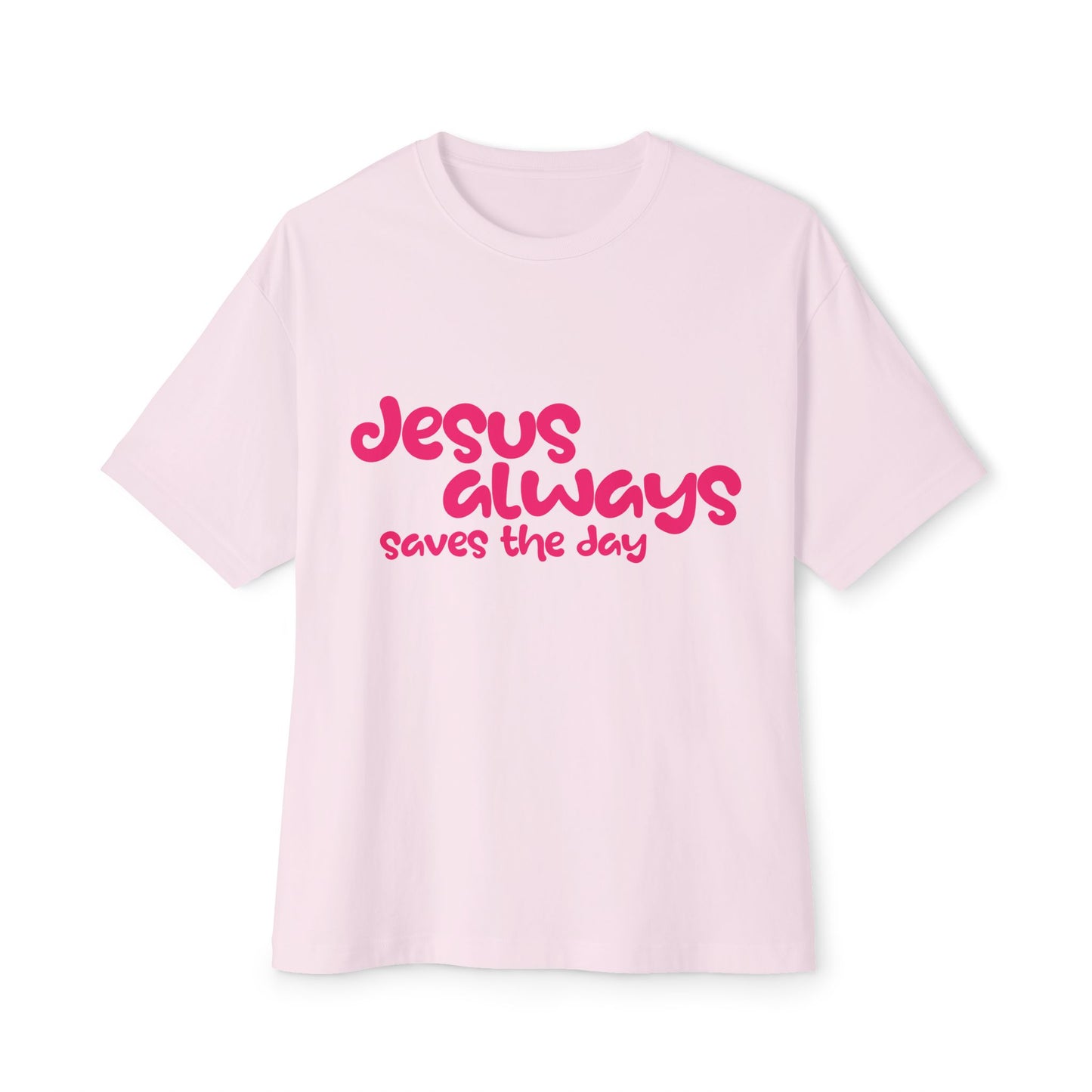 Jesus saves Unisex Oversized Boxy Tee