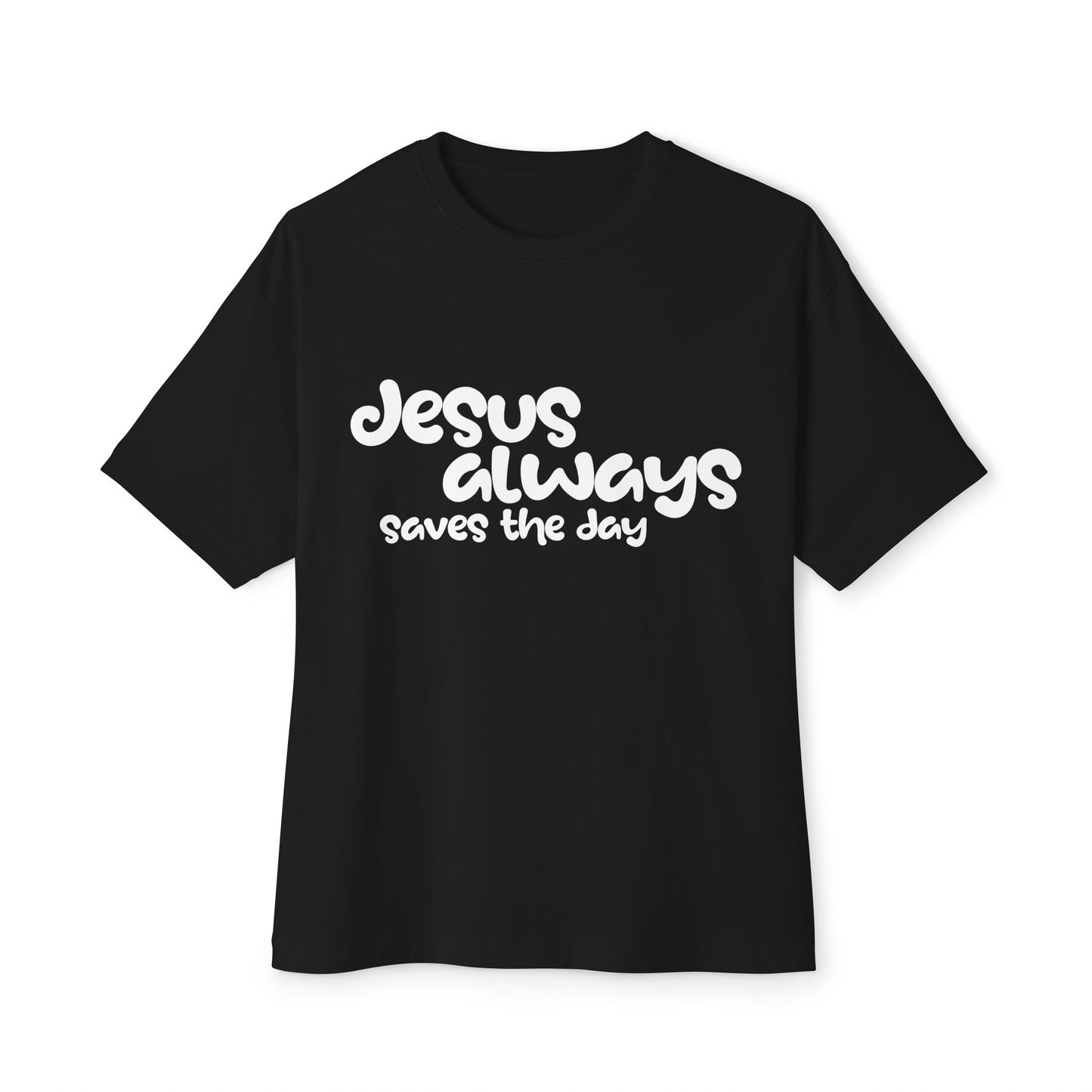 Jesus saves Unisex Oversized Boxy Tee