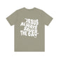 Jesus Saves the Day Short Sleeve Printed on Back