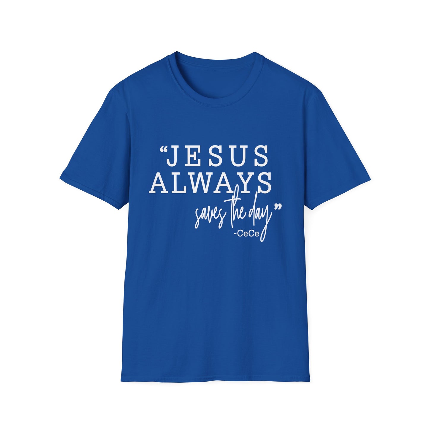 Jesus Saves Unisex Softstyle T-Shirt