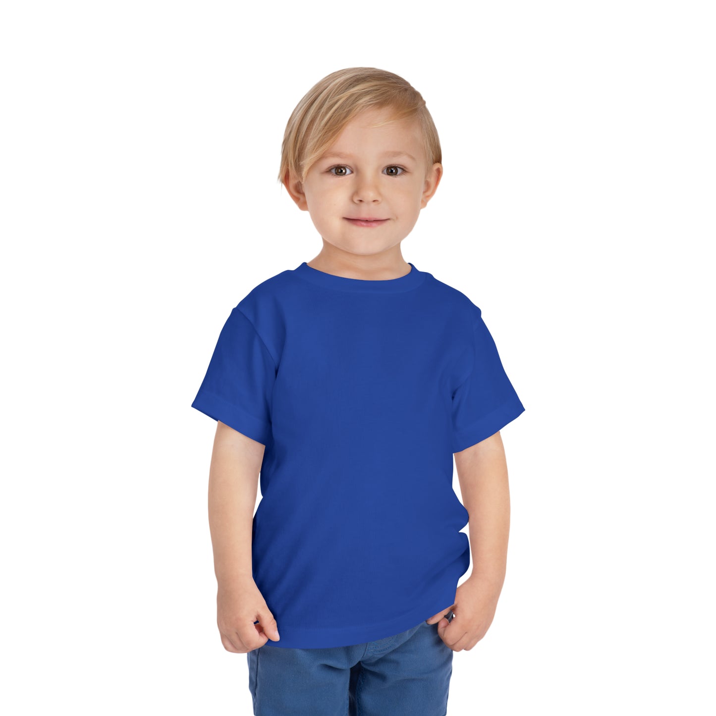 Toddler Short Sleeve Tee Jesus Saves Printed on Back